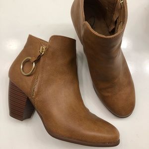 Cute leather booties